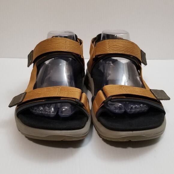 Ecco X-Trinsic Adjustable Strap Comfort Sandals Black/Cayote Mens Size US 9-9.5 main image 8